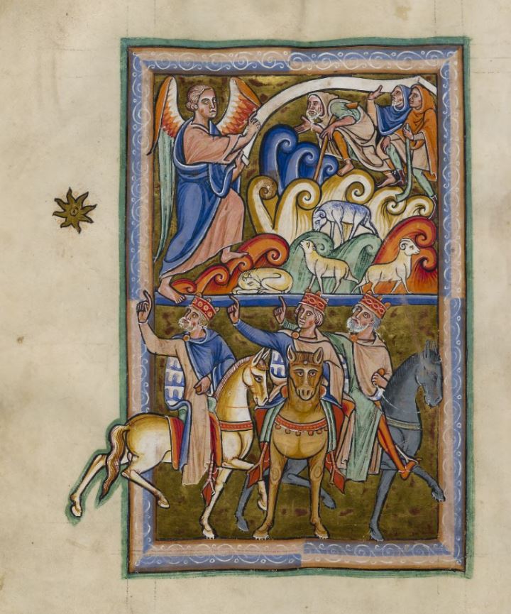 1190-1200 Angleterre N Saint_Louis_Psalter Leiden University BPL 76 A fol 16v