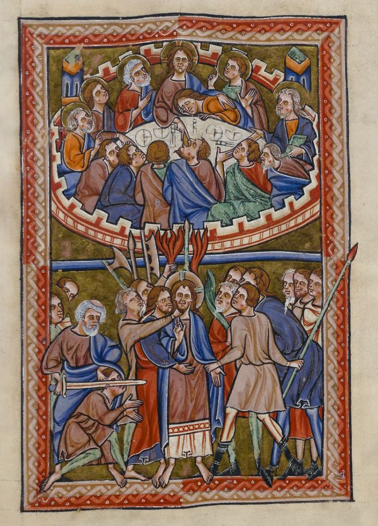 1190-1200 Angleterre N Saint_Louis_Psalter Leiden University BPL 76 A fol 23r