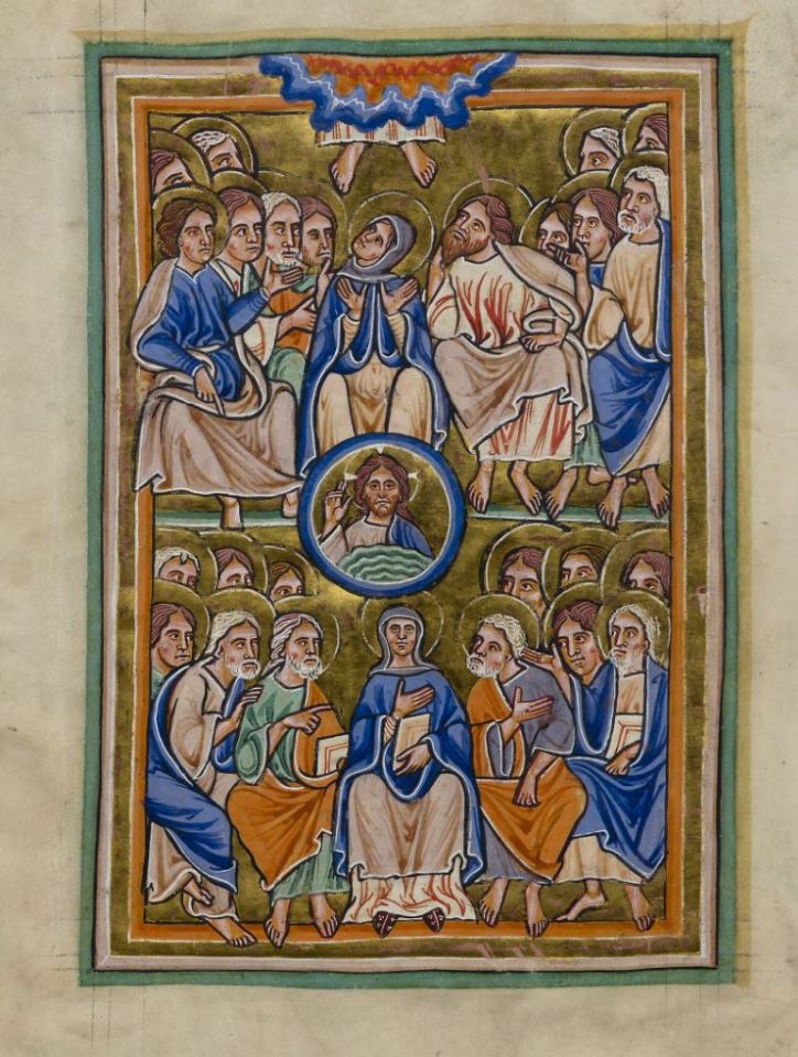 1190-1200 Angleterre N Saint_Louis_Psalter Leiden University BPL 76 A fol 28v