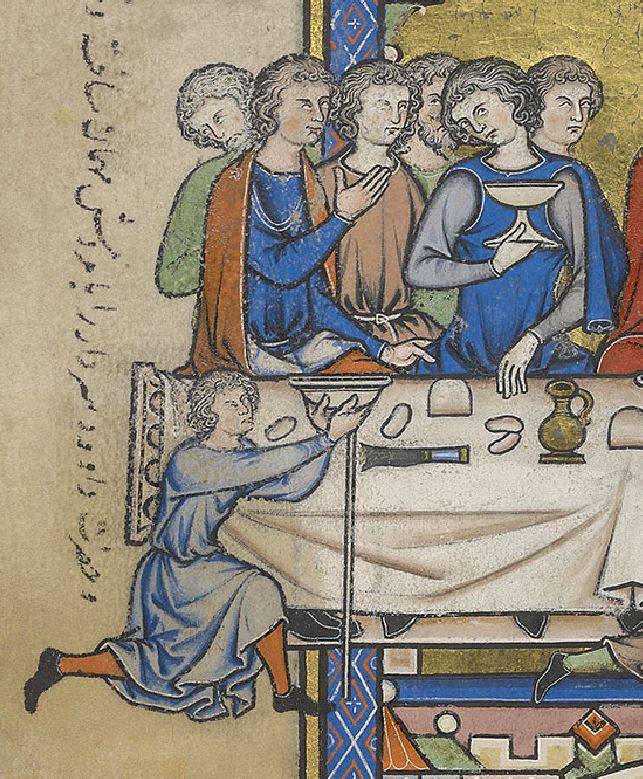 1240-50, Bible, France du Nord, Morgan Library, M. 638, fol 37v detail