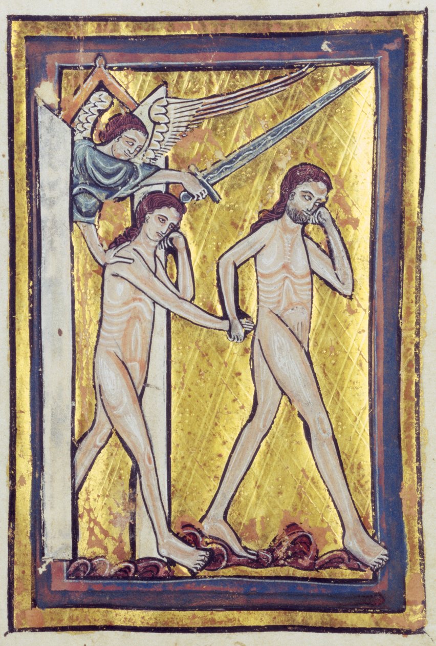 1250 ca William de Brailles (Oxford) Musee Marmottan Adam et Eve