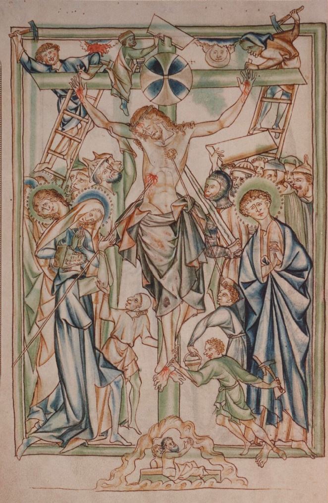 1260 Lambeth Apocalypse Lambeth Palace Library, ms 209 fol 51v Crucifixion