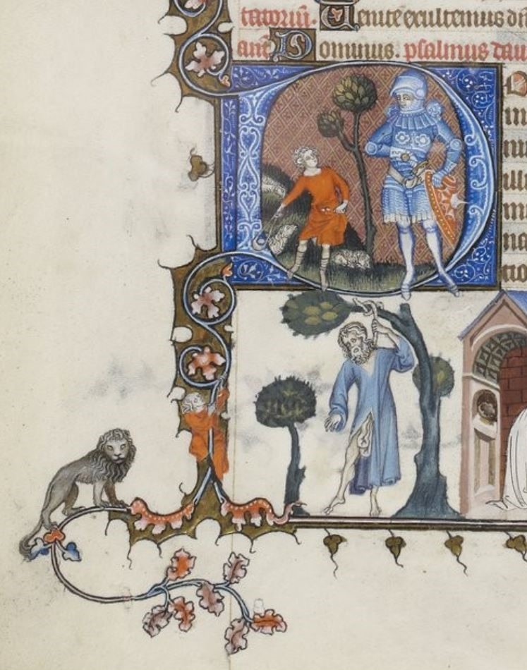 1323-26 Jean Pucelle Breviaire de Belleville BNF Latin 10483 fol 17v