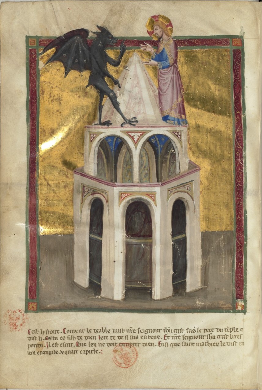 1340-50 Bible moralisée de Naples BNF Français 9561 fol 147v