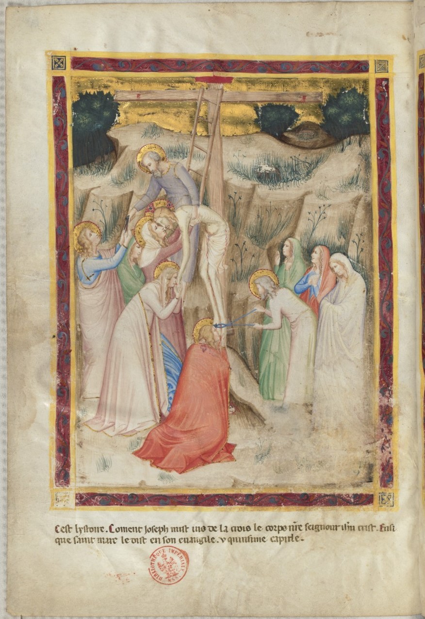 1340-50 Bible moralisée de Naples BNF Français 9561 fol 180v