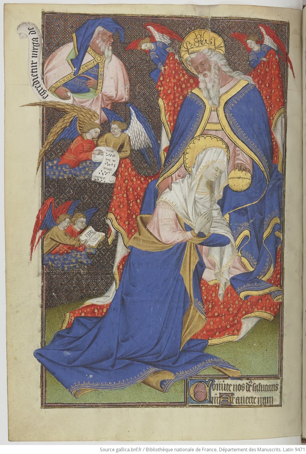 1430-35 Grandes heures de Rohan Maître de Rohan Angers BNF Lat 9471 fol 106v