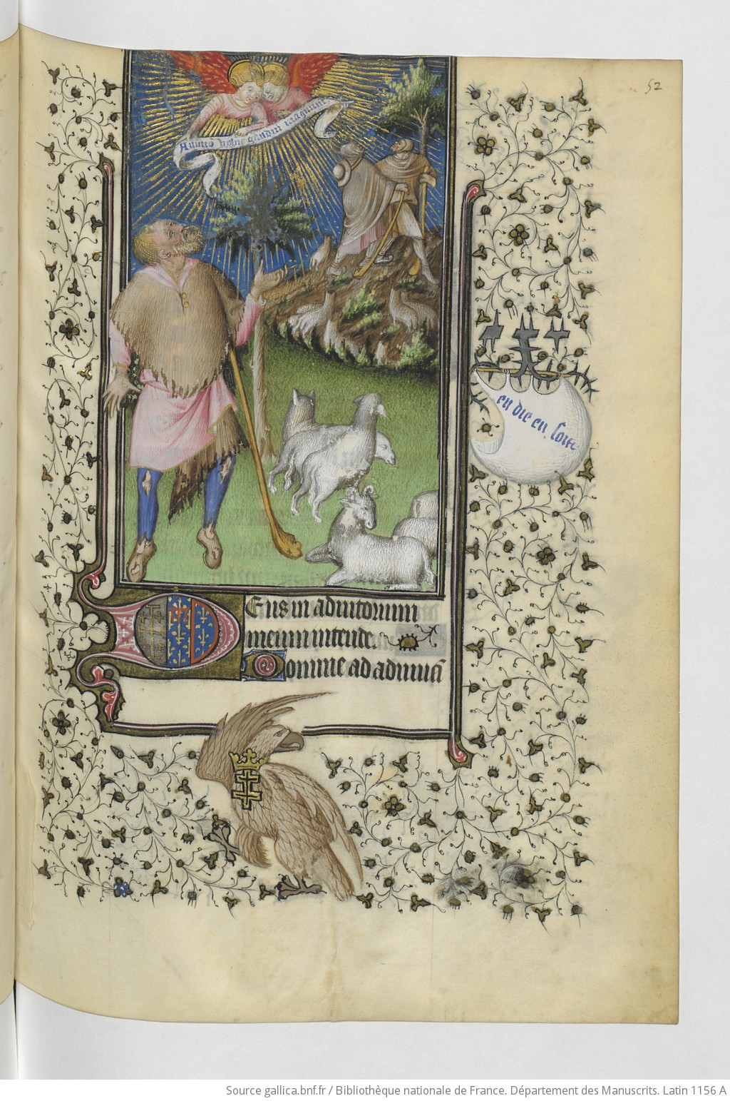 1435-1436 Heures de René d'Anjou BNF Latin 1156 A fol 52r