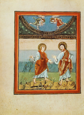 880-900 Evangeliaire caroligien Prague Kapitulni Knihovna Cim 2, fol. 23v