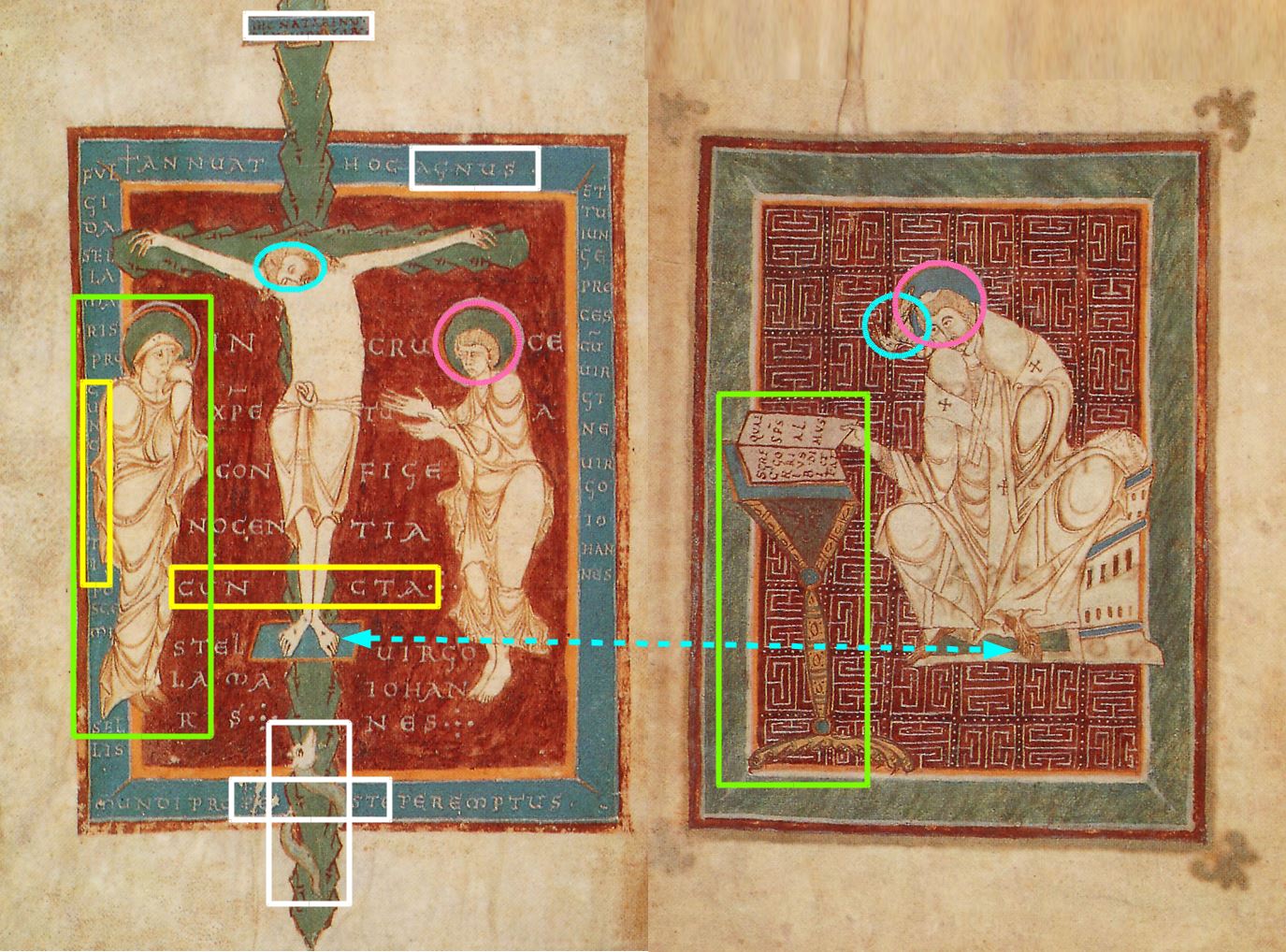 970 ca Reichenauer_Evangelistar Stadtbibliothek Leipzig Ms. CXC schema