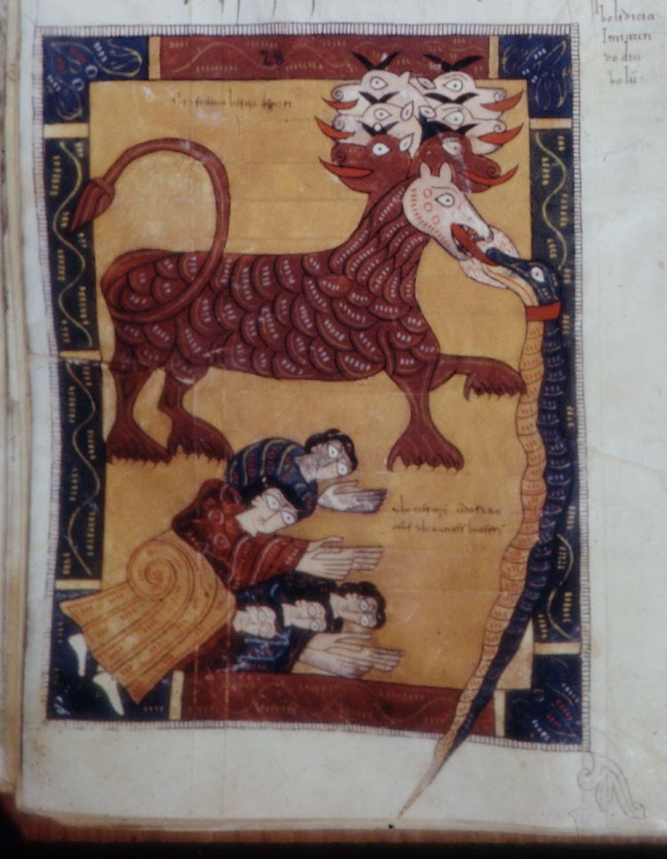 Apo 13,1-10 1000 Beatus-de-l Escorial- fol 108v