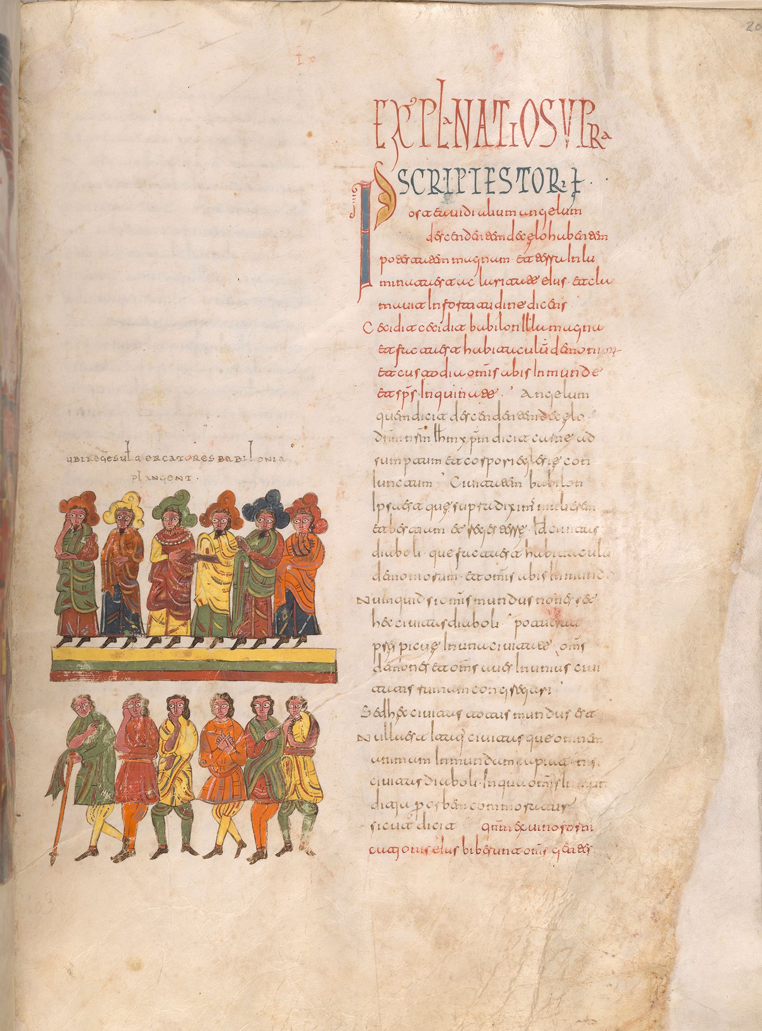 Apo 18,1-20 962 Morgan Ms 644, fol 203r