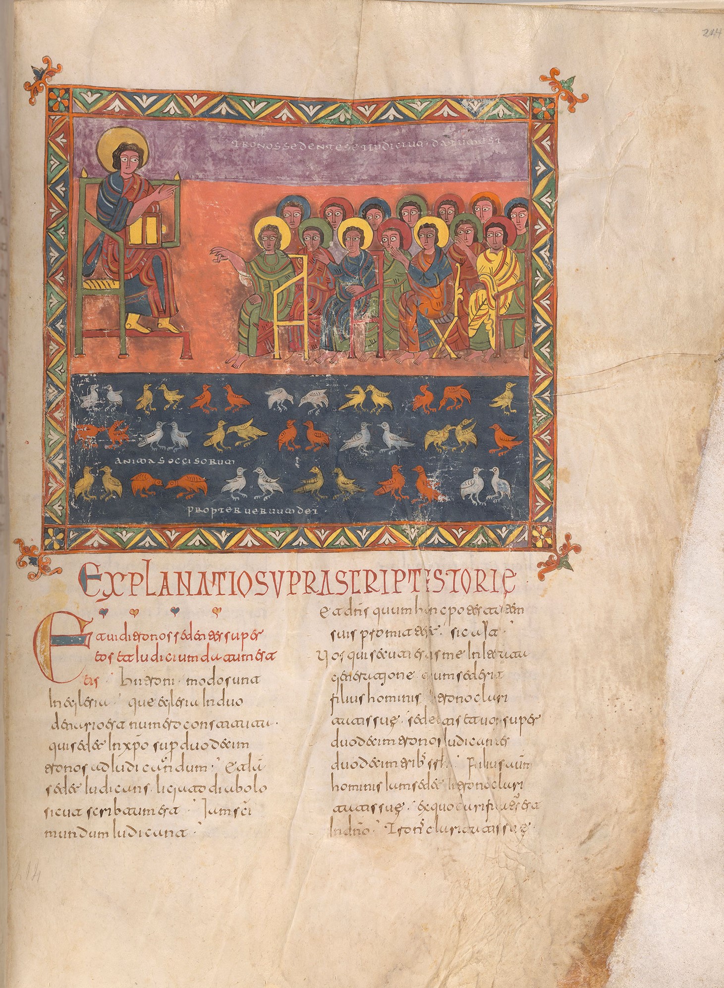 Apo 20,4-6 962 Morgan Ms 644, fol 214r