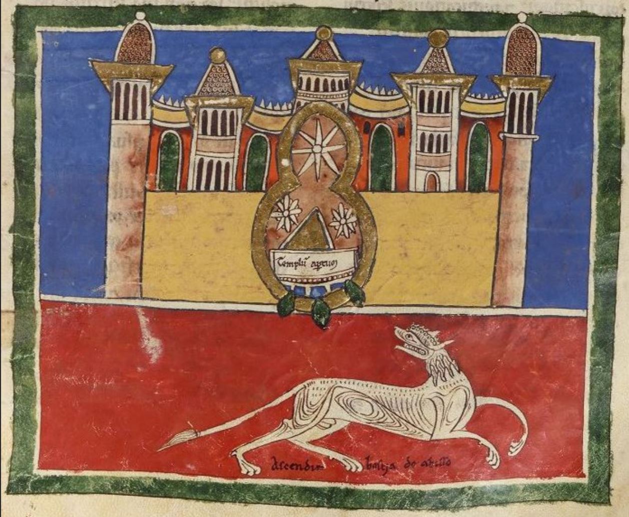 apo 11,19 1180-90 Beatus de Manchester, John Rylands Library, Latin MS 8 fol 141r