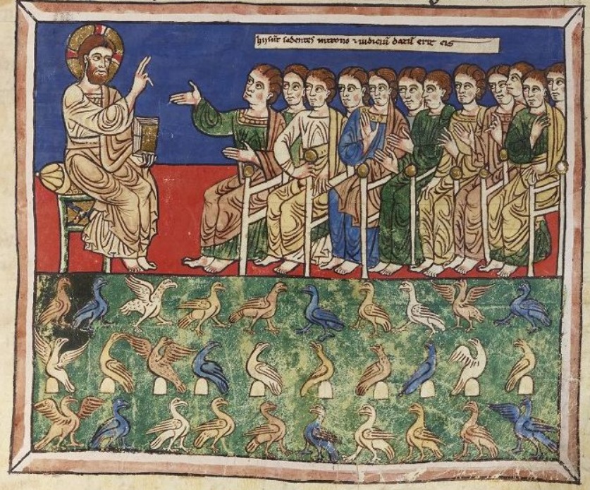 apo 20,4-6 1180-90 Beatus de Manchester, John Rylands Library, Latin MS 8 fol 191r