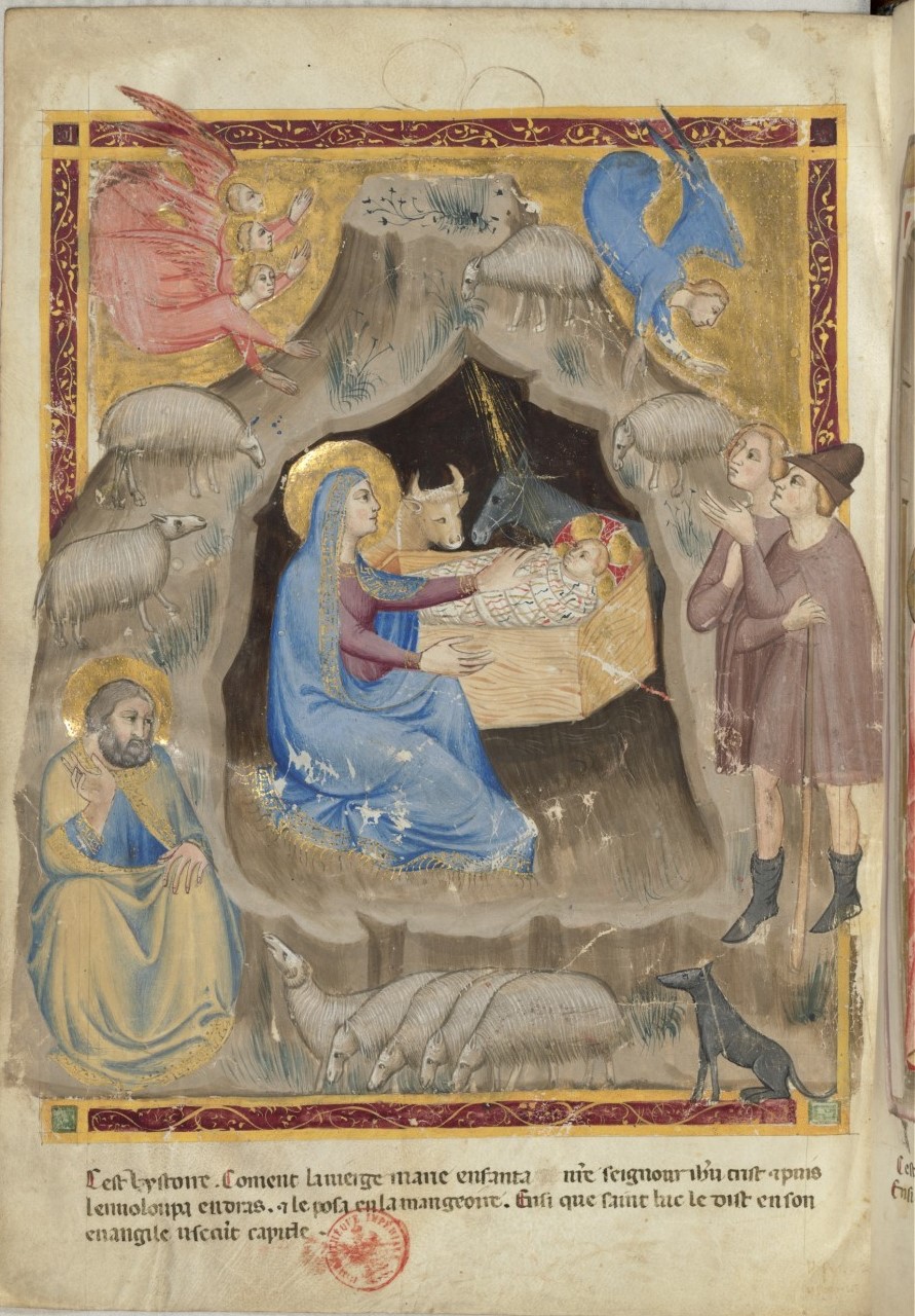 ee persp 1340-50 Bible moralisée de Naples BNF Français 9561 fol 133v