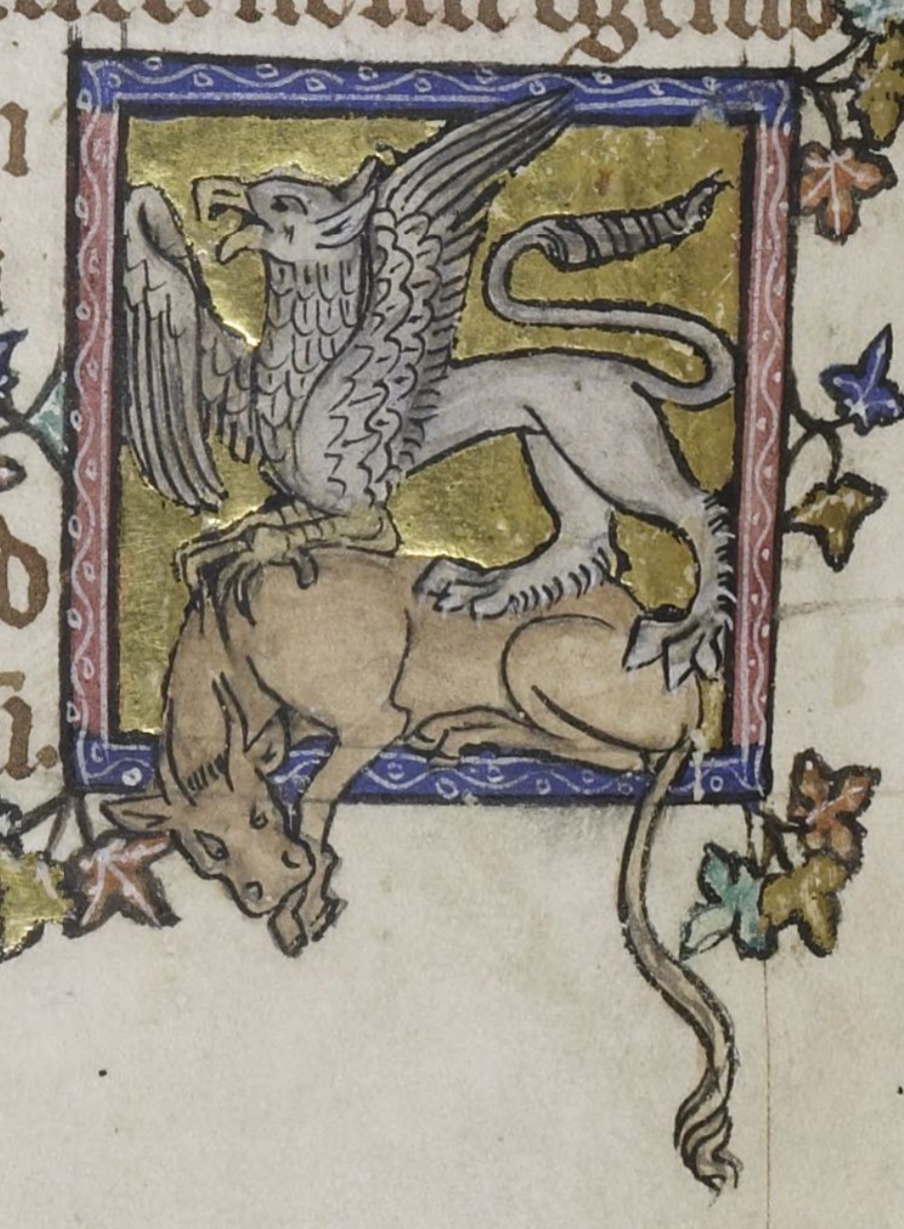 griffon-1300-10-Peterborough-Bestiary-England-Corpus-Christi-College-Parker-Library-MS-53-fol-190v-