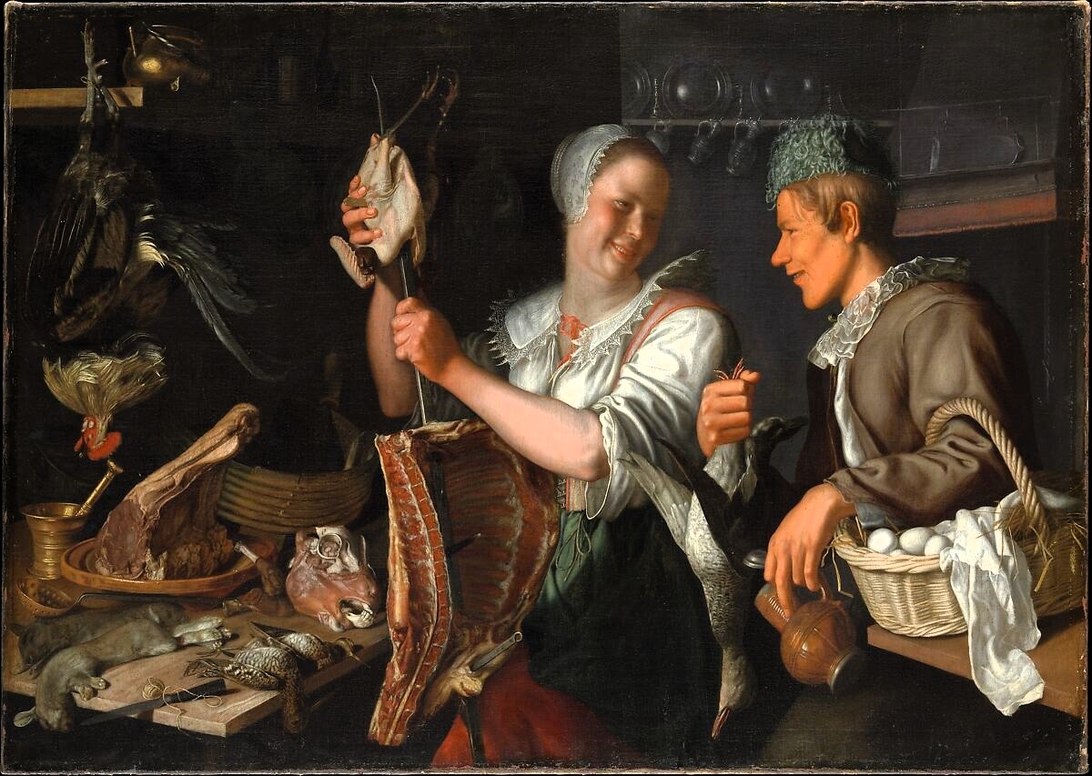 1620-30 Peter Wtewael Kitchen Scene MET