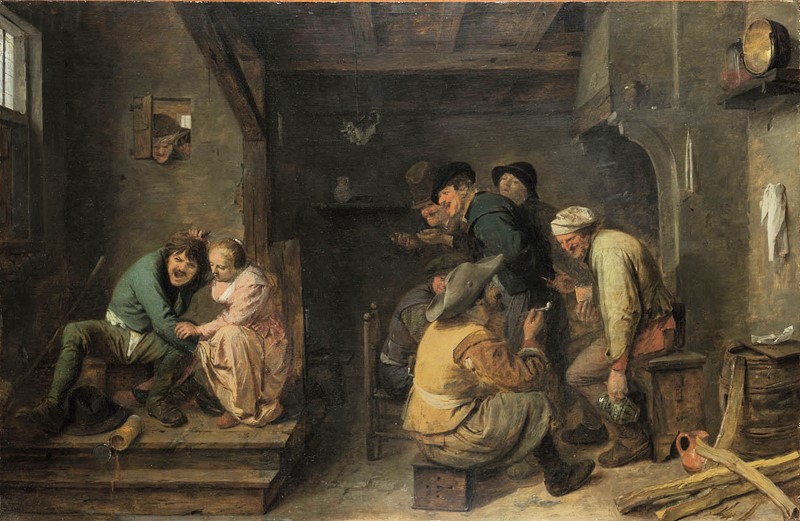 1635-ca-Adriaen-Brouwer-Tavern-Scene-National-Gallery