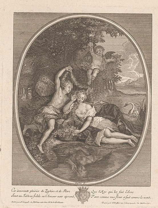 1675-1721 Claude I Duflos d'après Antoine Coypel Zephyr et Flore.jpg