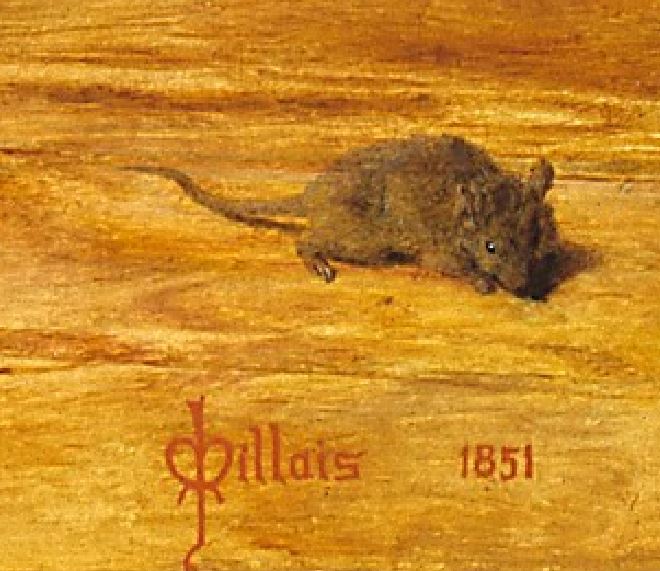 1851 John_Everett_Millais_-_Mariana_-tate Britain souris