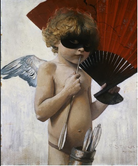 1888 franz von Stuck Cupidon au bal masqué