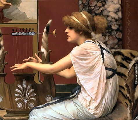 1895 john-william-godward-erato-at-her-lyre