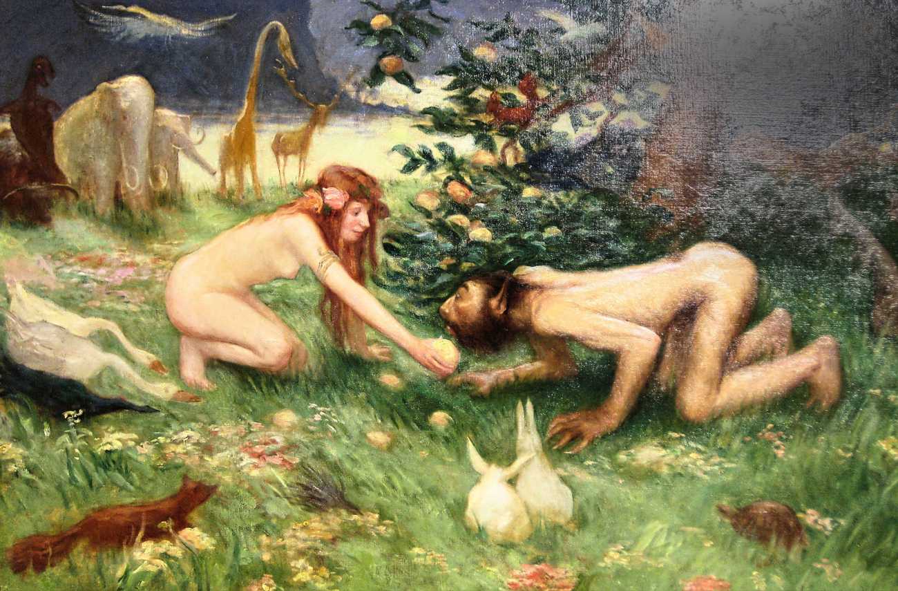 1906 Jean Veber adam-et-eve