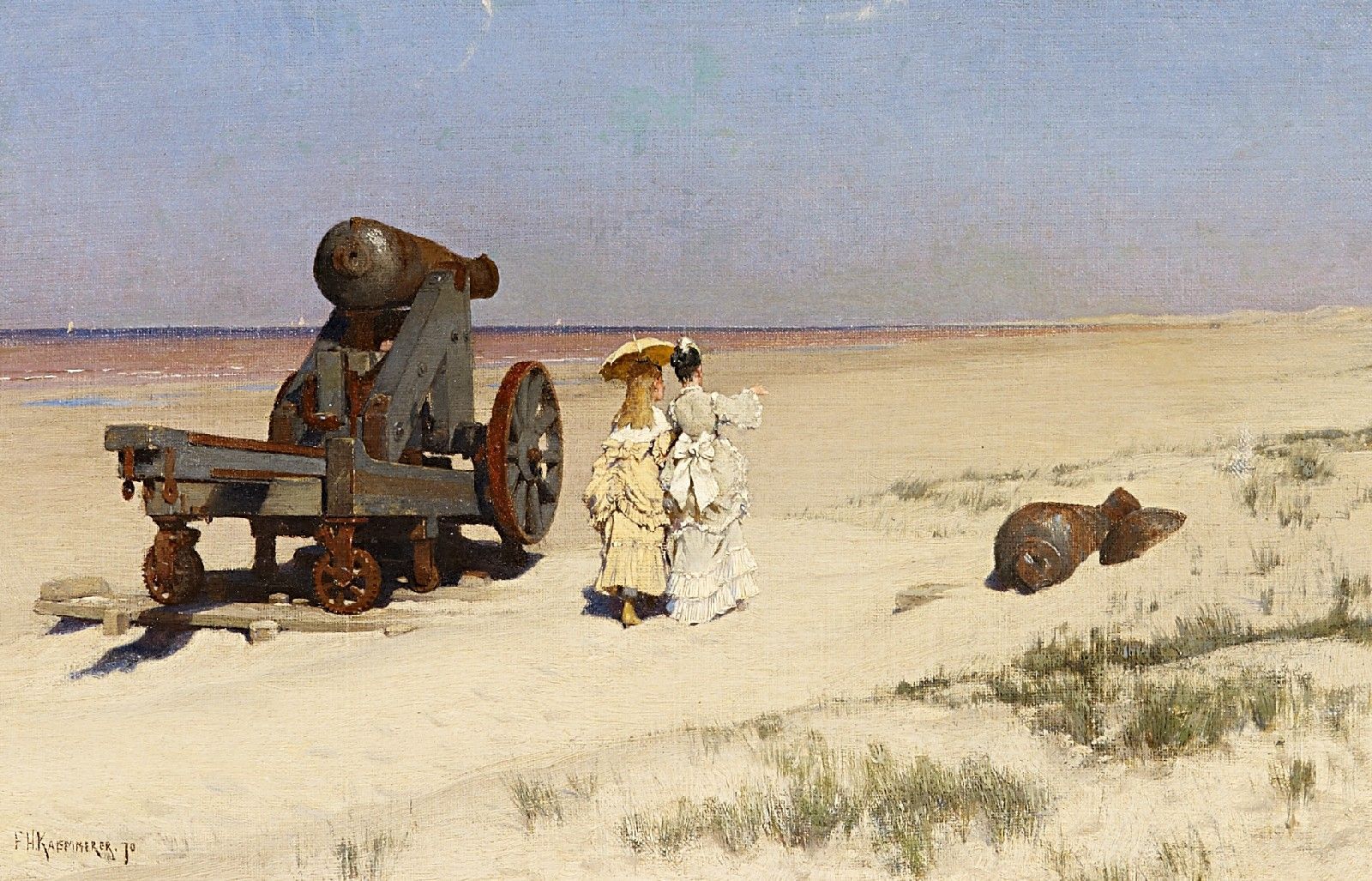 Frederik_Hendrik_Kaemmerer_Am_Strand_1870