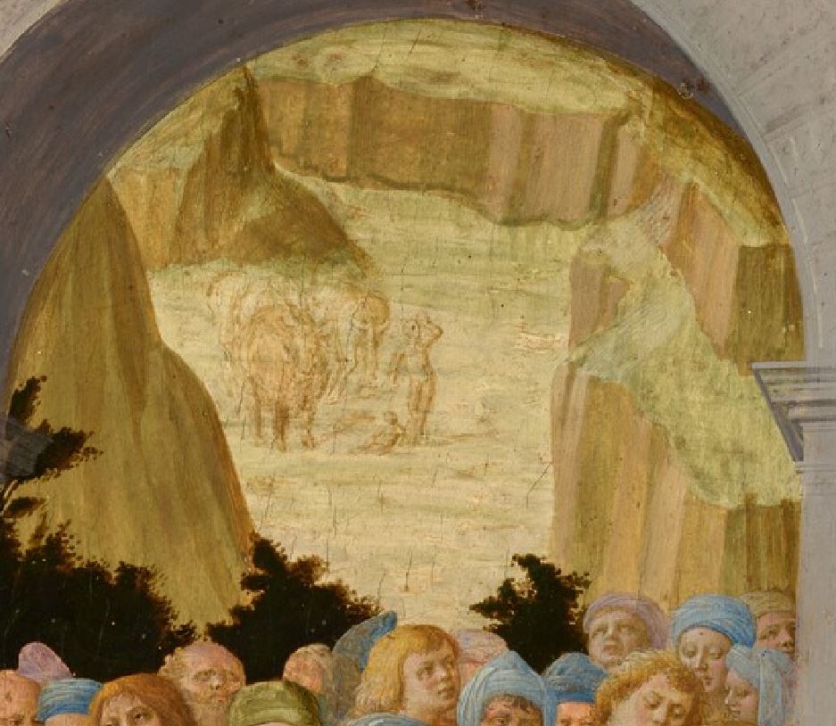 1445 ca Fra angelico et Fra_Filippo_Lippi_-_Adoration_of_the_Magi_NGA detail