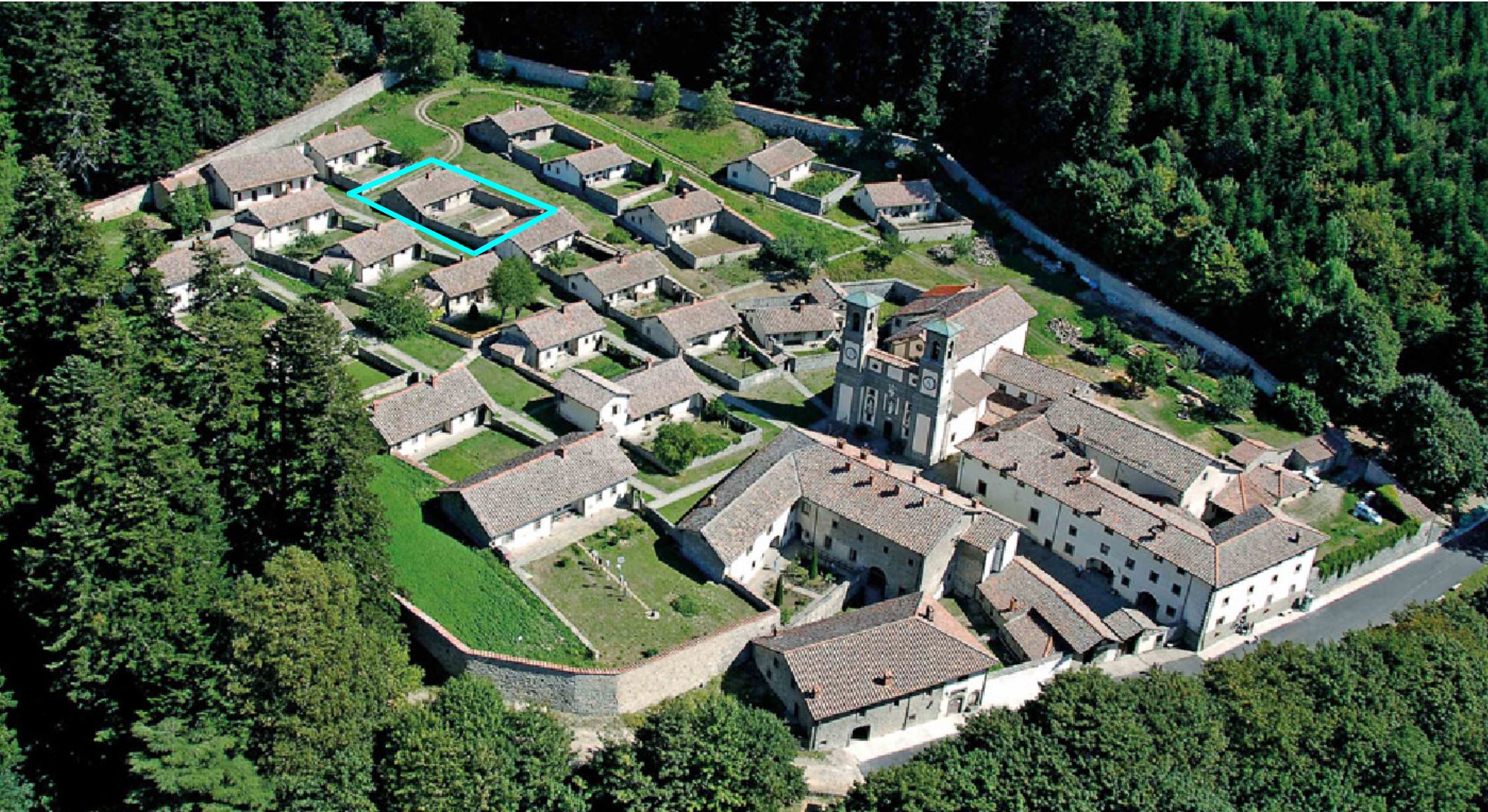 eremo di camaldoli Plan general