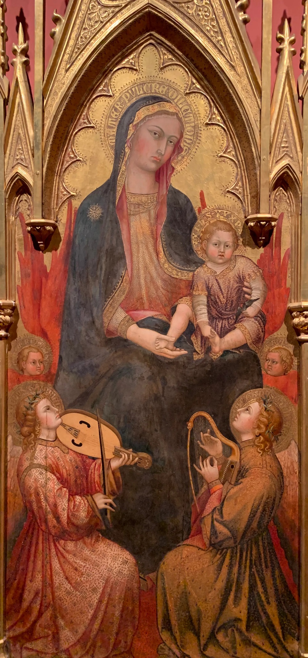 Taddeo_di_bartolo,_madonna_col_bambino,_angeli_e_santi,_1400-05 Siena Santa Maria della Scala Oratorio di Santa Caterina della Notte