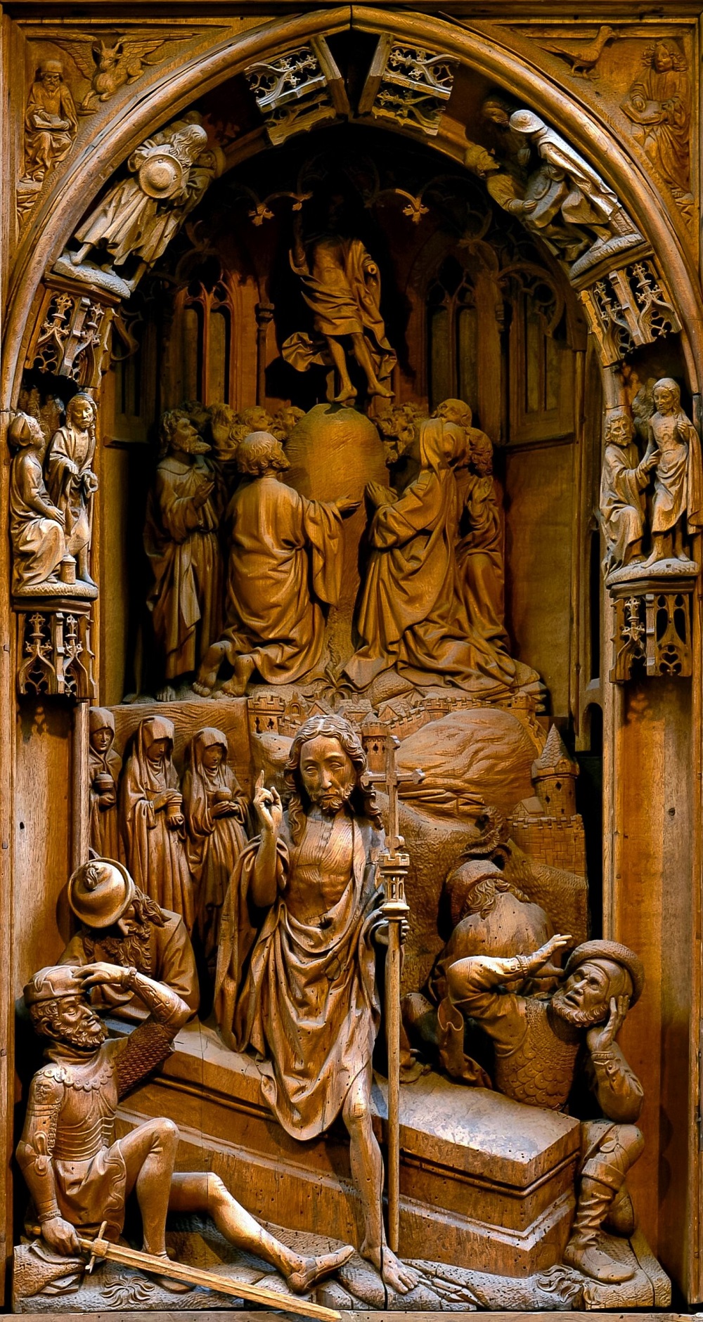 1512 Osnabrück,_Johanniskirche,_Hochaltar_des_Evert_van_Roden Resurrection (Basse Saxe)