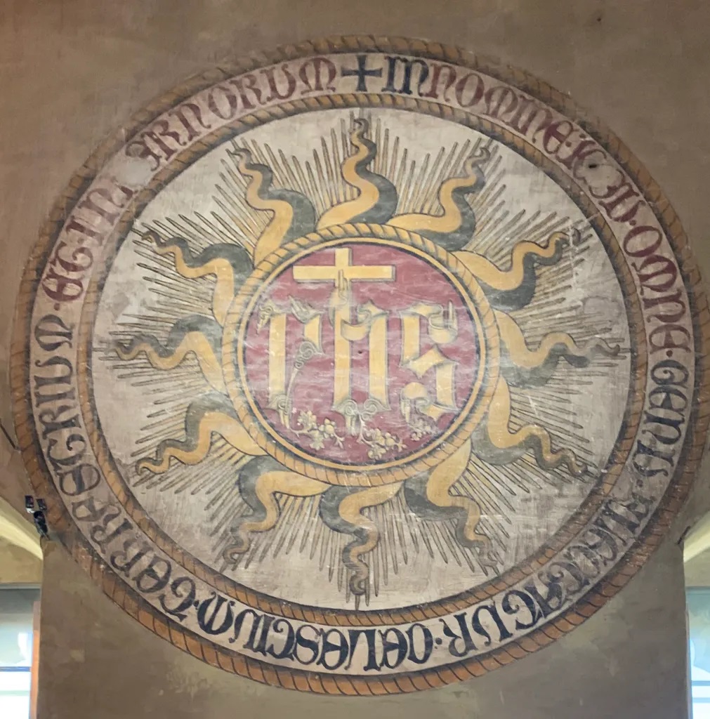 1425 Sceau de Saint Bernardin Sienne, Palazzo Pubblico, Salle de la Mappemonde