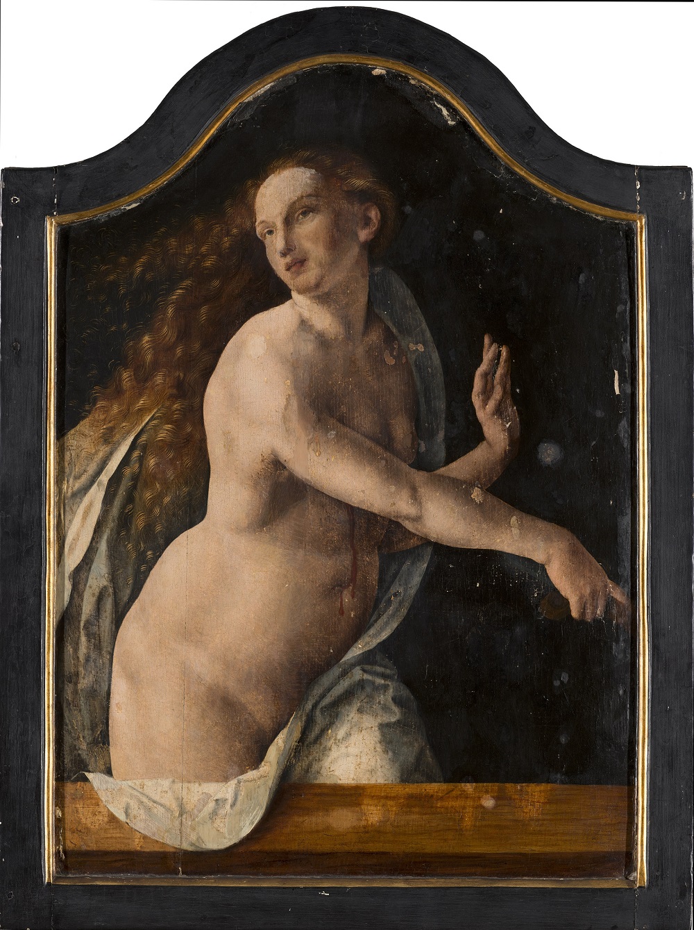 Barthel Bruyn l'Ancien Johann von Rolinxwerth et Christine von Sternberg Mauritshuis 1529 revers masculin