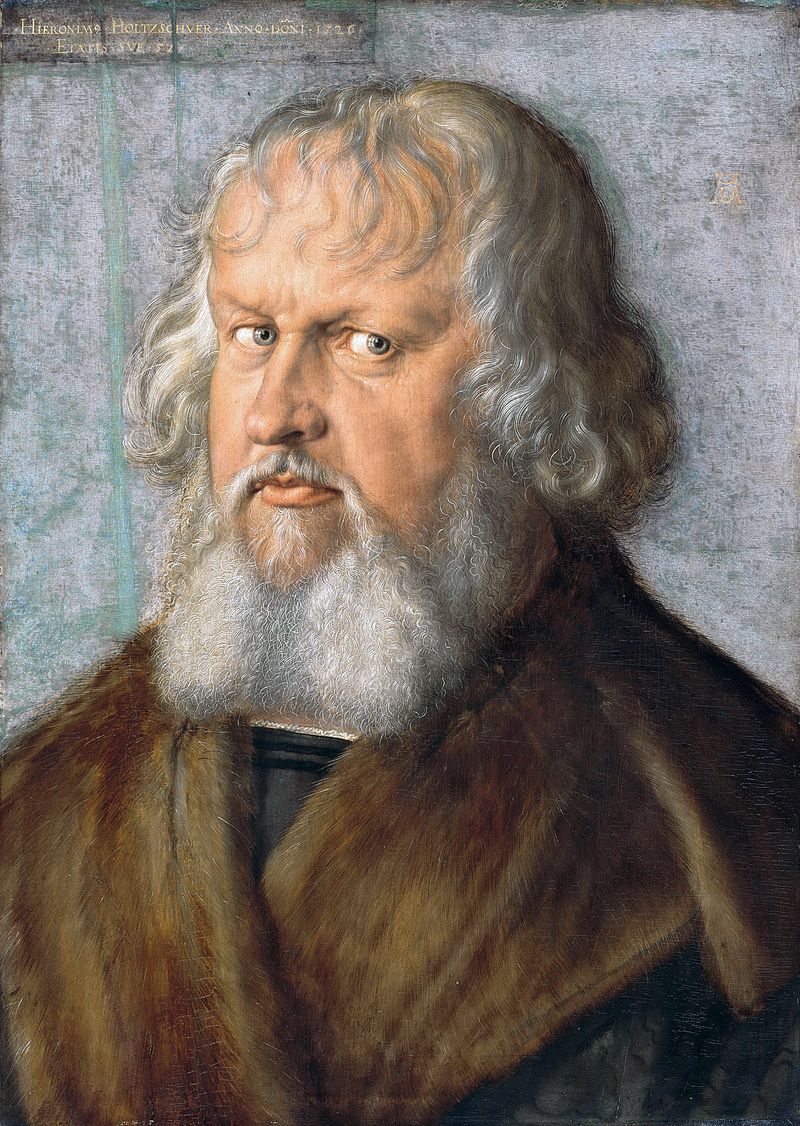 Durer, Albrecht Portrait de Hieronymus Holzschuher, 1526 Gemaeldegalerie - Staatliche Museen zu Berlin