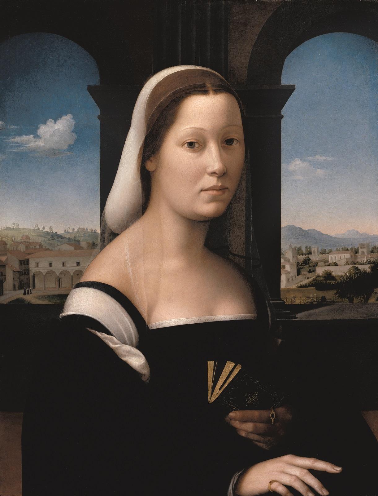Ghirlandaio Dame au voile vers 1510-1515 Florence Offices