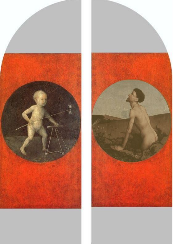 Hieronymus Bosch Reconstitution Ph.Bousquet Kunsthistorisches Museum, Vienna fermé.