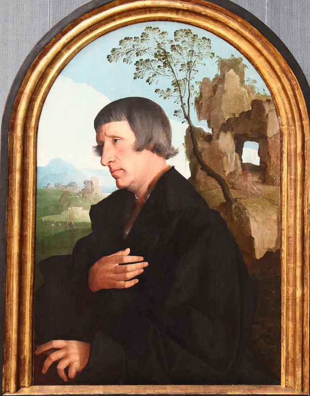 Jan Van Scorel Portrait d'homme 1527-30 Gemaldemuseum Berlin
