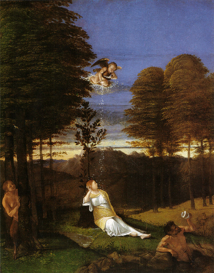 Lorenzo Lotto, Allegorie de la Chastete, vers 1502-1505. Washington, National Gallery