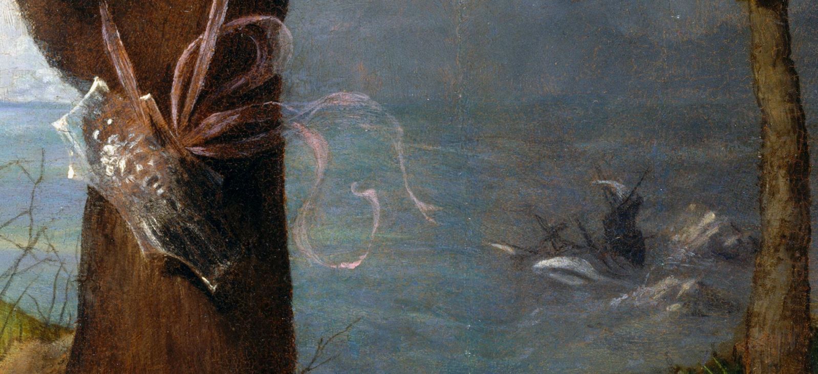 Lorenzo Lotto Allégorie_de_la_Vertu_et_du_Vice_NGA detail tempete