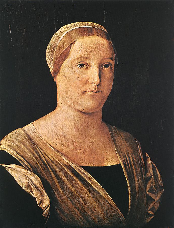 Lorenzo Lotto,Portrait de femme, vers 1502-1505, Dijon, musee des beaux-arts