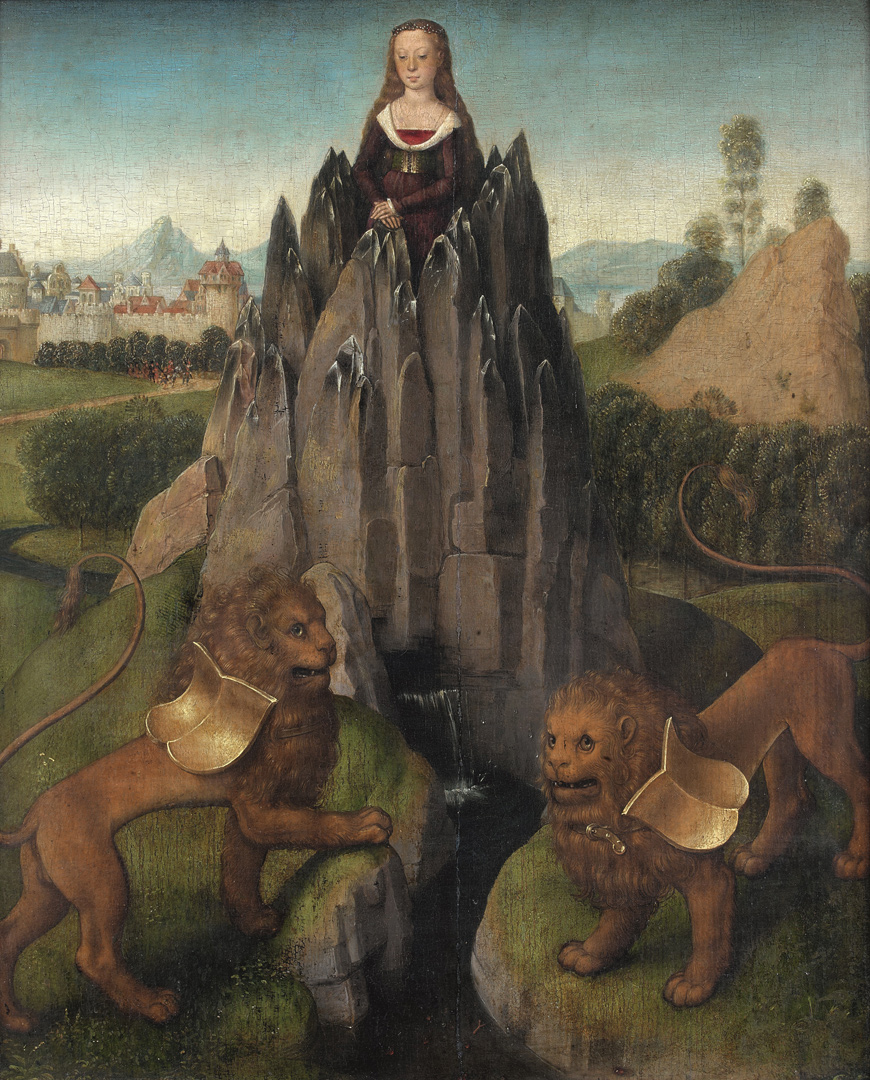 Memling 1470-80 Allégorie de la Chasteté Musee Jacquemart André