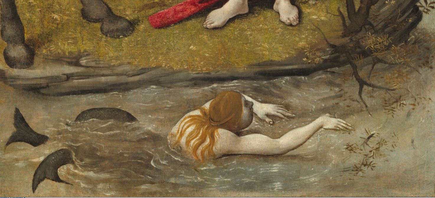 Piero di Cosimo Allegorie de la Chastete NGA detail genievre eau