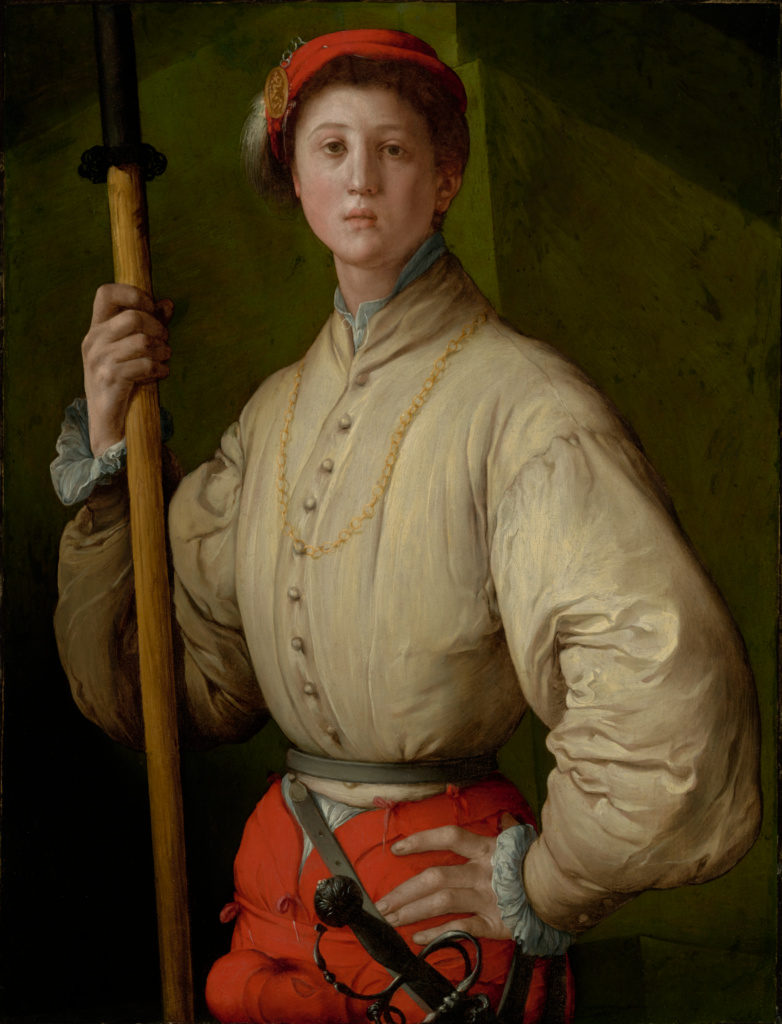 Pontormo Portrait of a Halberdier (Francesco Guardi) 1528-30 Getty Museum
