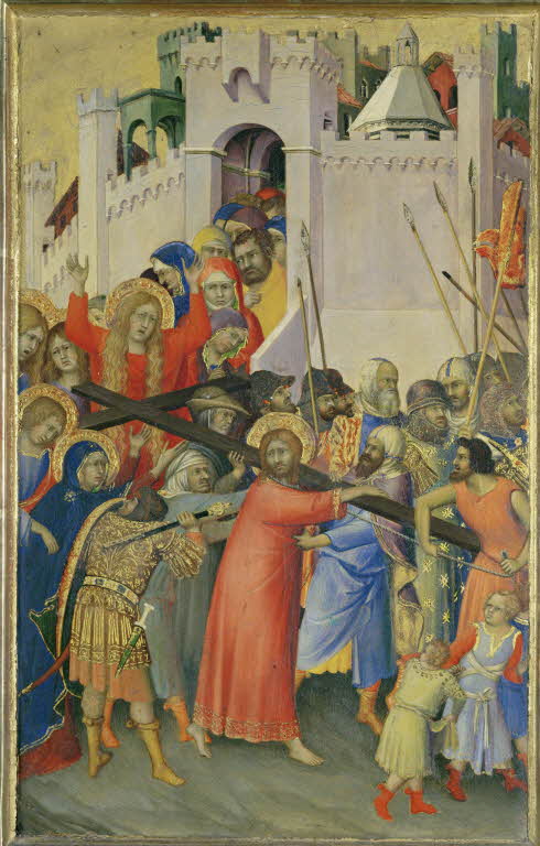 Simone MARTINI Portement de croix 1335 Louvre