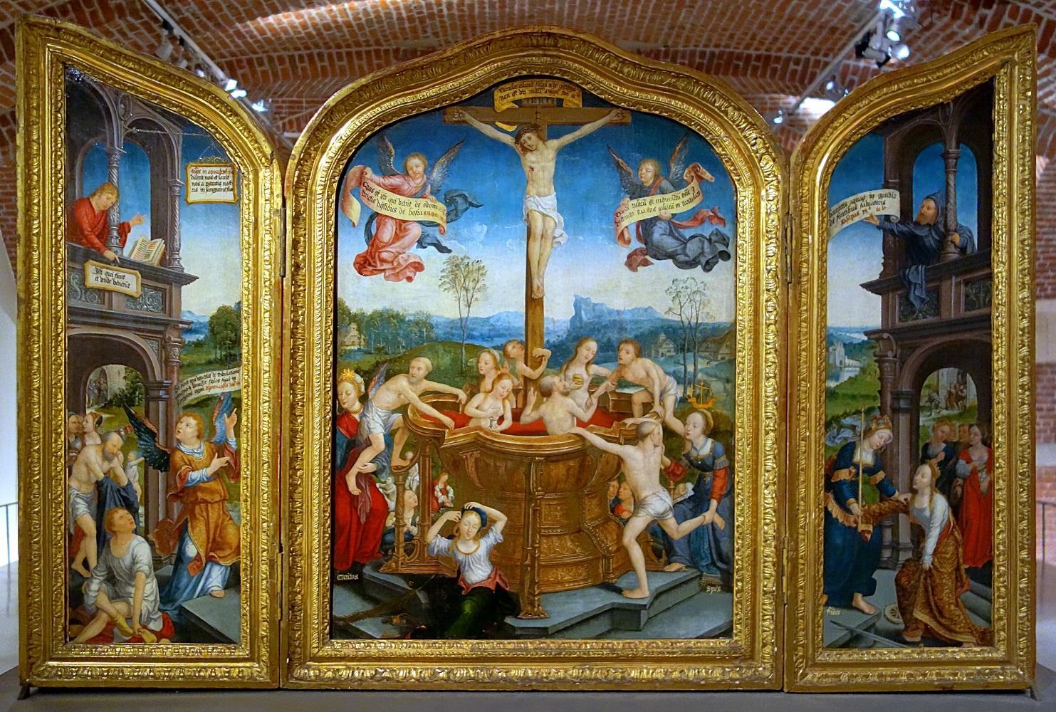 1510 Bellegambe Triptyque du bain mystique Lille