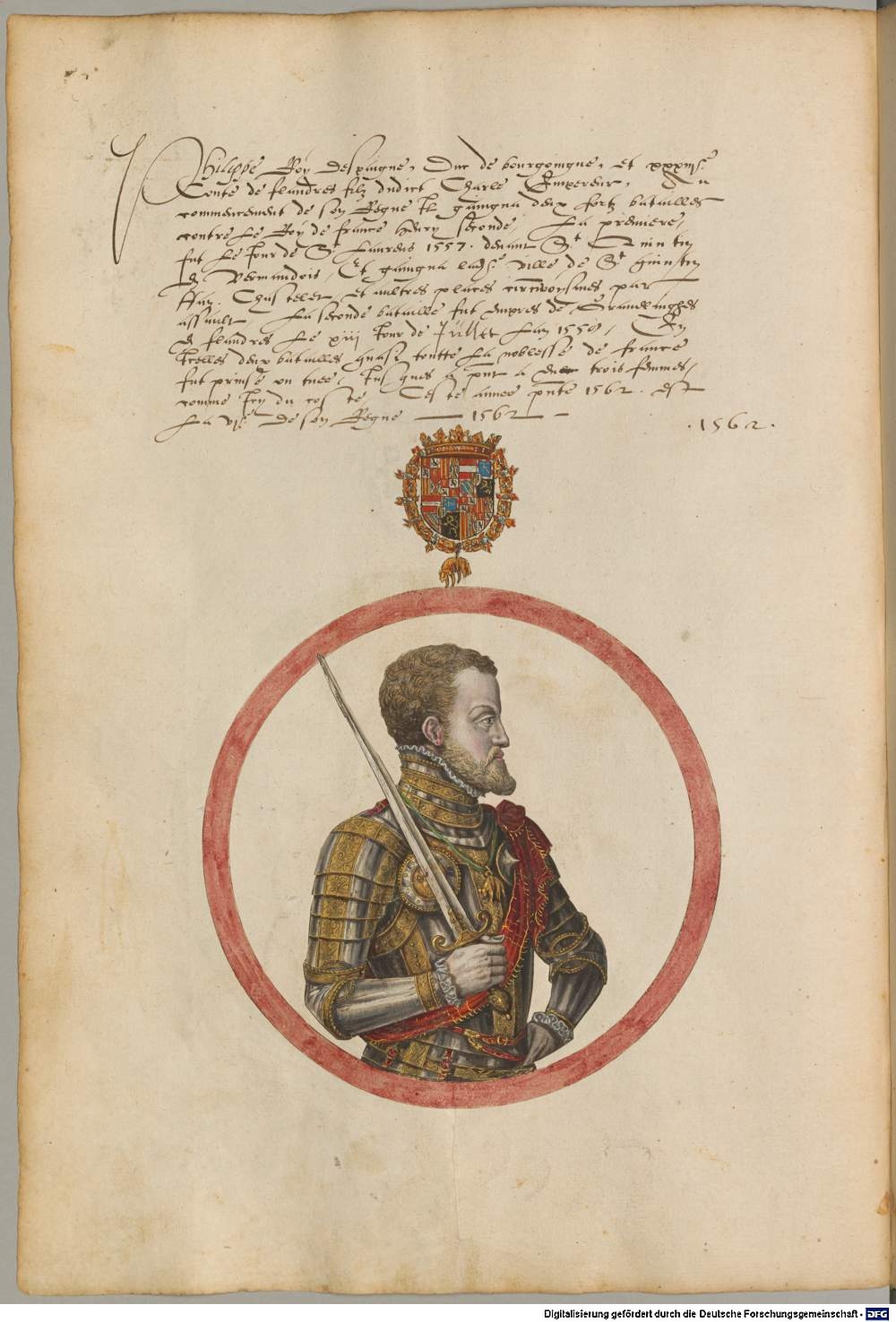 Armes de Philippe II