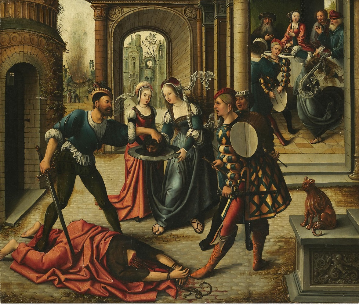 Bernard Van Orley Retable Saint John the Baptist 1514-15 Decollation Coll priv