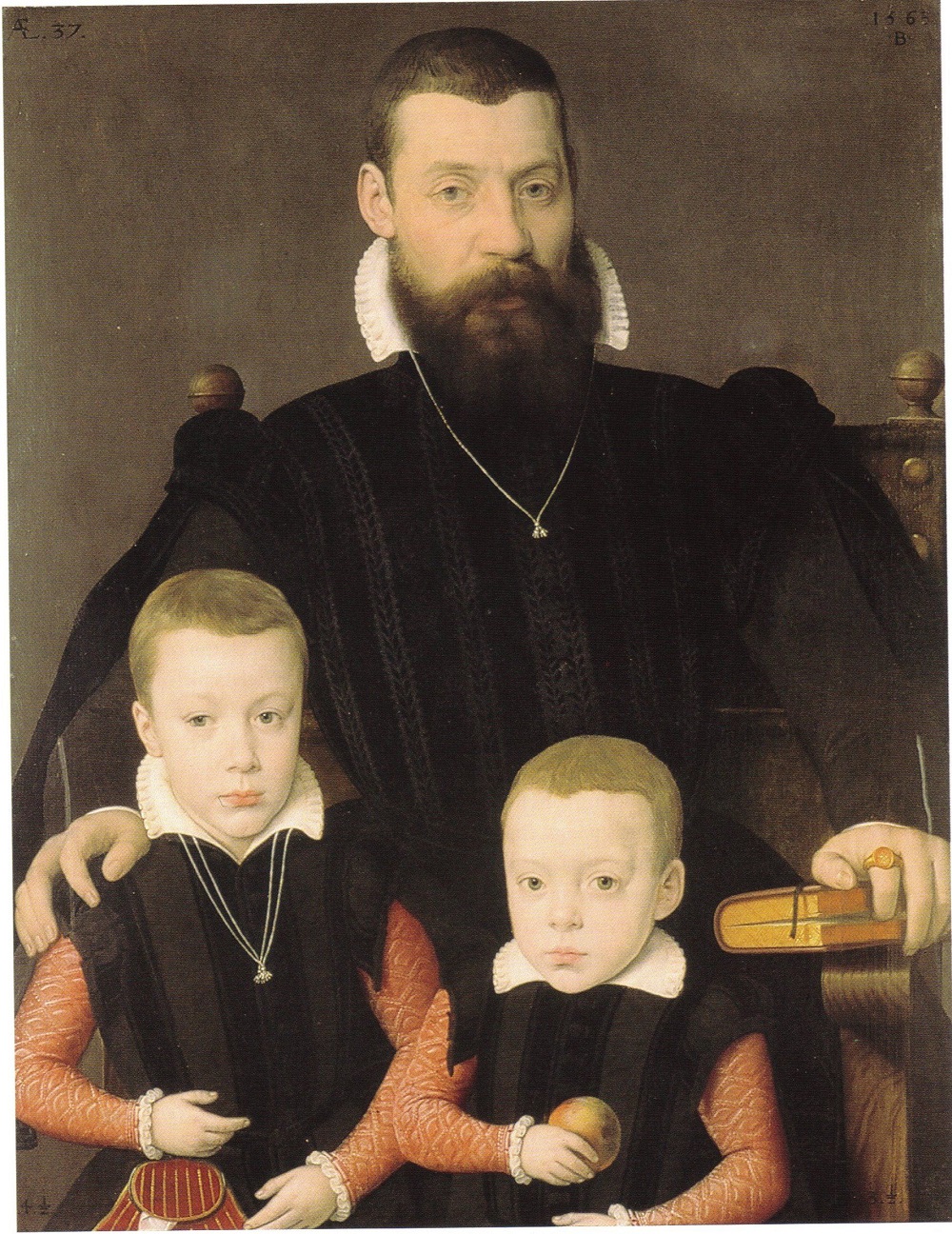 Dyptych of Adriaan van Santvoort and Anna Van Hertsbeeke Bernard de Rijckere, 1563