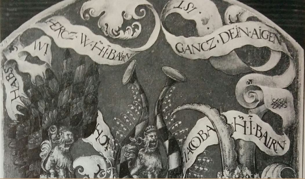 HANS SCHWAB VON WERTINGER Duc Charles IV de Baviere 1526 Brukenthal National Museum, Sibiu, Romania reverse masculin detail